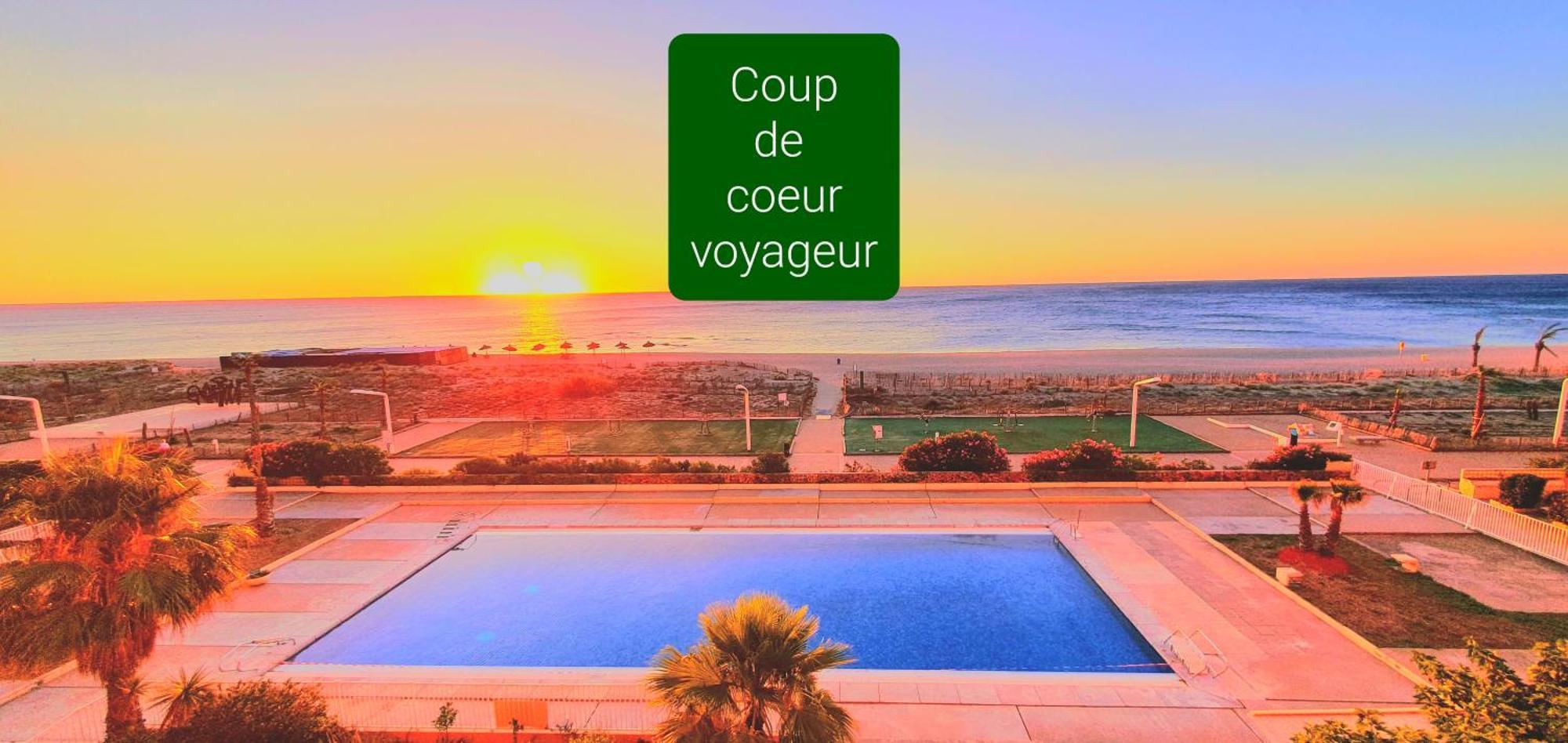 1Ere Ligne Mer Piscine Parking Gratuit Le Barcares Exterior photo